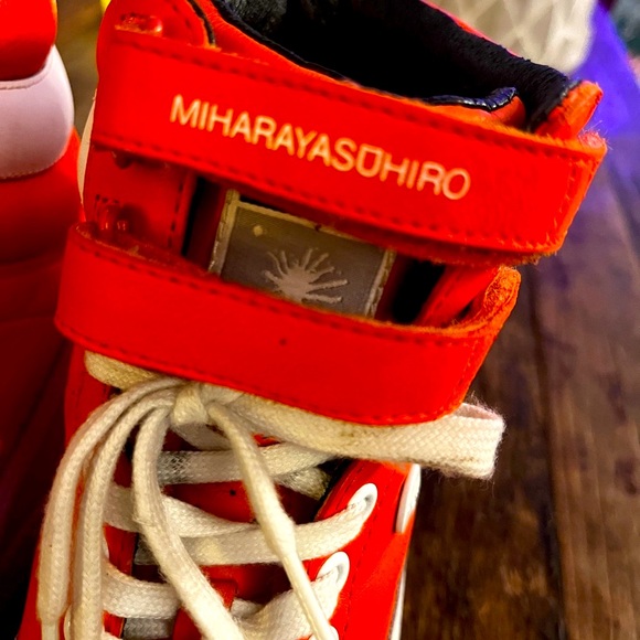 Rare Puma Miharayasuhiro Co -lab Orange High-Top Sneakers - Picture 3 of 6
